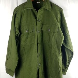 Military Vintage Field Fatigue Uniform Shirt
